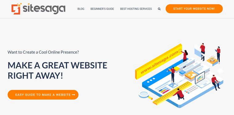 SiteSaga Website