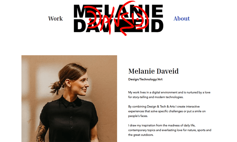 Melanie David About Page