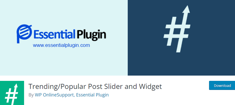Trending Popular Post Slider and widget for WordPress