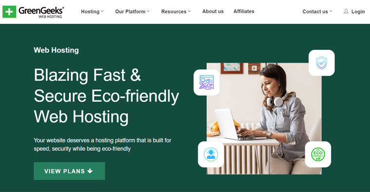 GreenGeeks Web Hosting for Small Business