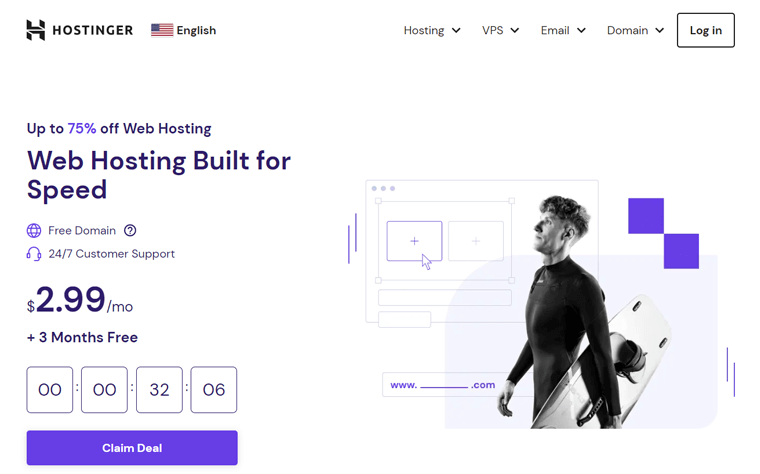 Hostinger Cheap Website Platform