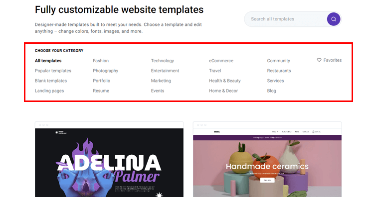 Pick a Theme Template Based on Your Type of Website