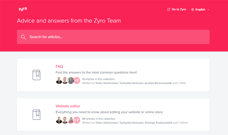 Zyro Help Center - WordPress vs Zyro