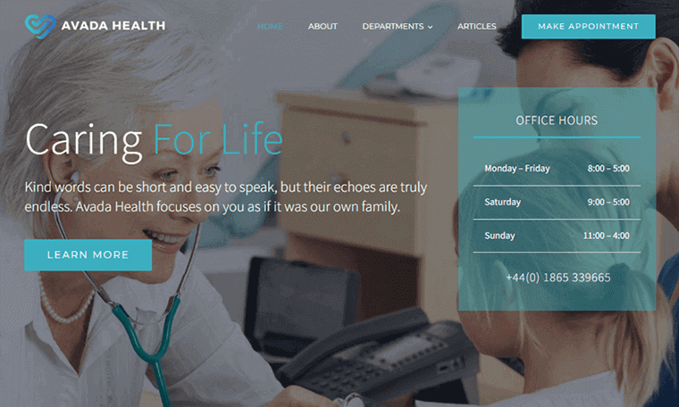 Avada Health Blog WordPress Theme