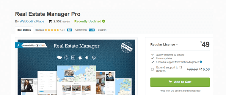 Real Estate Pro Manager Pro WordPress Plugin