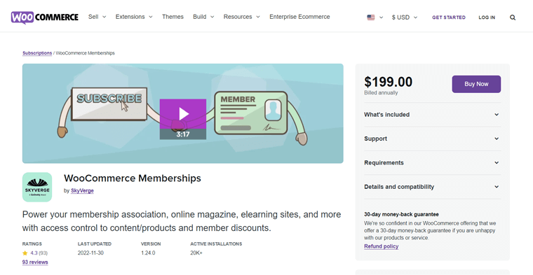 WooCommerce Memberships - MemberPress Alternative