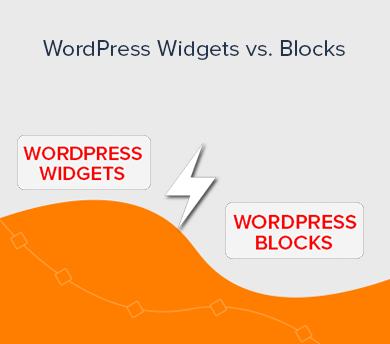WordPress Widgets vs Blocks