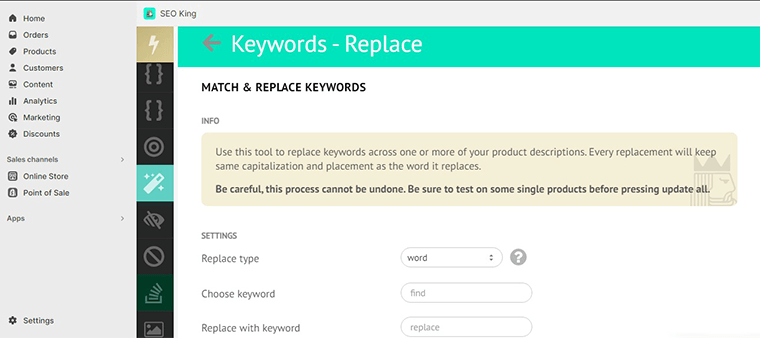 Go Through Keyword Replace Tool
