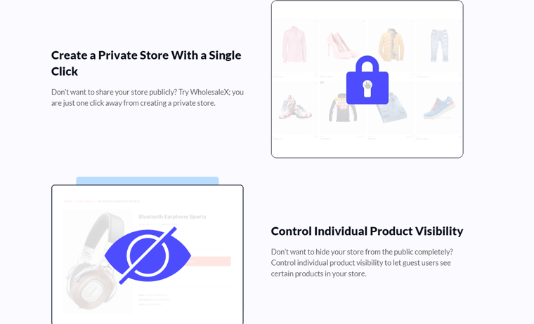 Create a Private Store With a Single Click - WholesaleX WooCommerce Wholesale Plugin