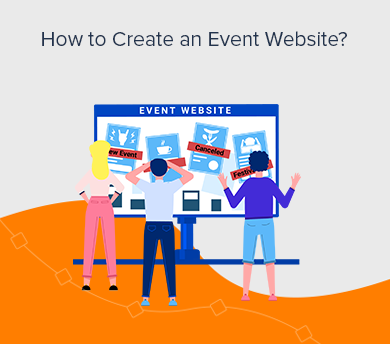how to create an event website