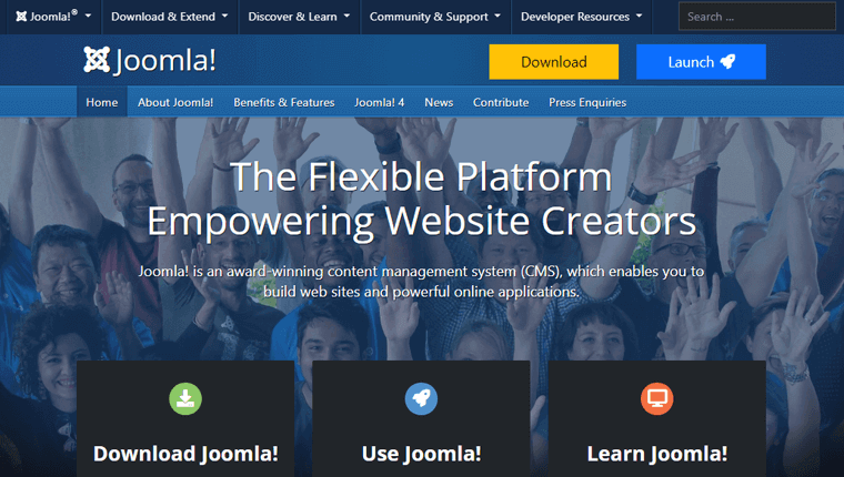 Joomla Flexible Platform For Creating Website