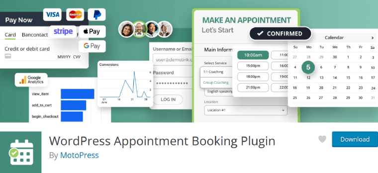 MotoPress Appointment Booking Plugin for WordPress