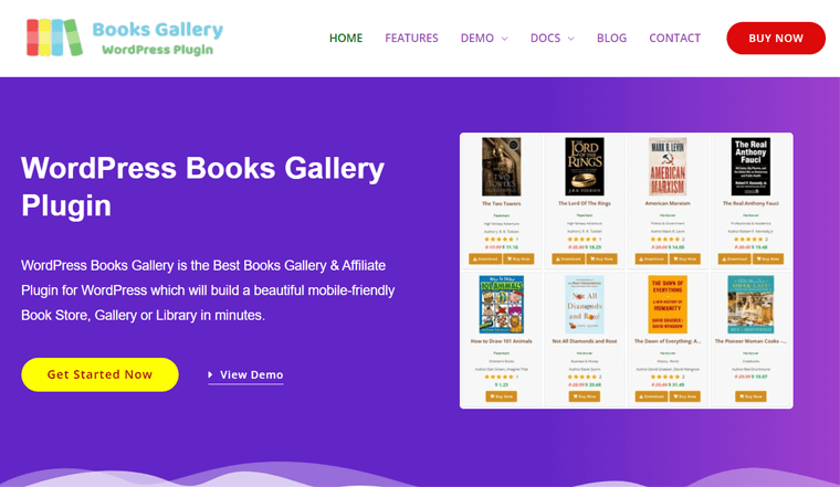 WordPress Books Gallery - Library Plugin