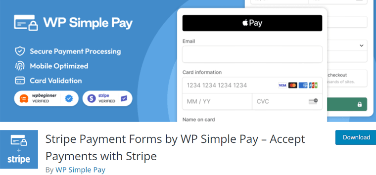 WP Simple Pay WordPress Plugin - Accept Donations on WordPress Site