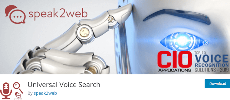 Universal Voice Search WordPress Plugin
