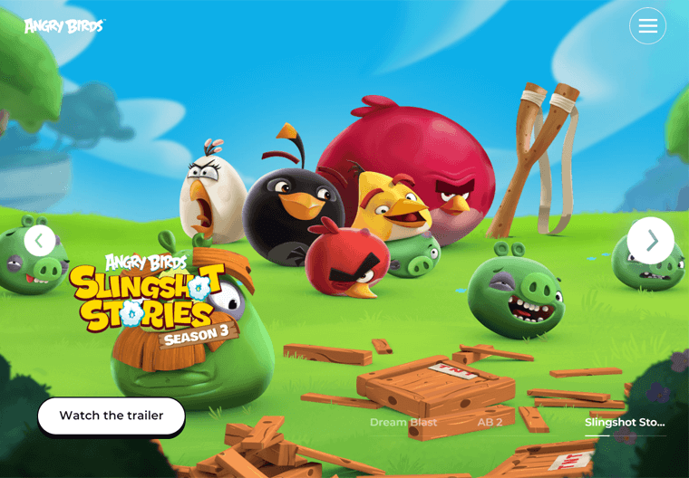 Angry Birds Website
