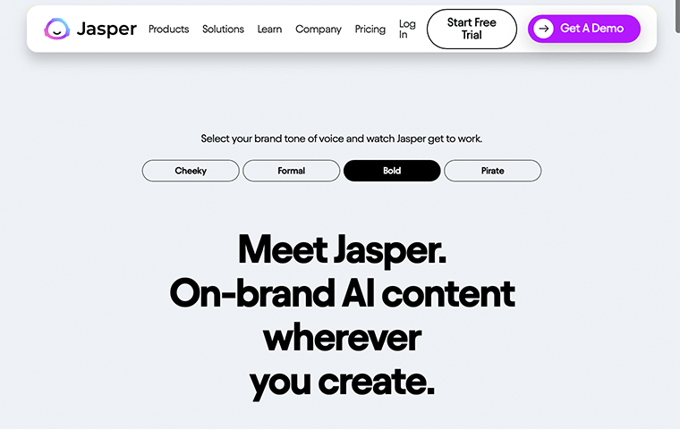 Jasper – Best AI Rewriter Tool