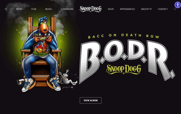 Snoop Dogg Website