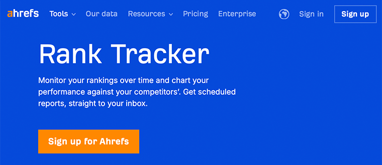 Ahrefs Rank Tracker – Best SEO Rank Tracking Software