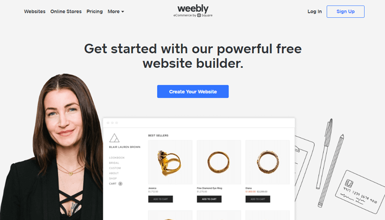 Weebly Best eComerce Platforms for Small Business