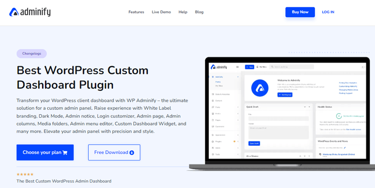 WP Adminify WordPress Dashboard Plugin