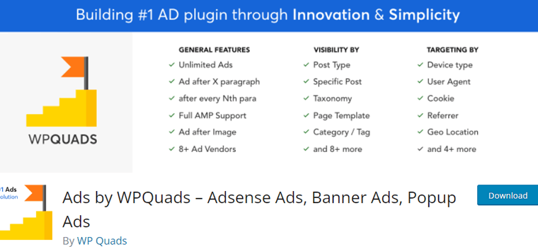 Ads By WPQuads WordPress Banner Plugin
