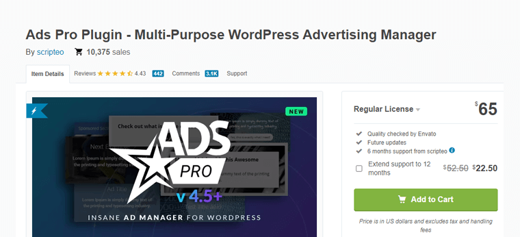 Ads Pro Plugin For WordPress