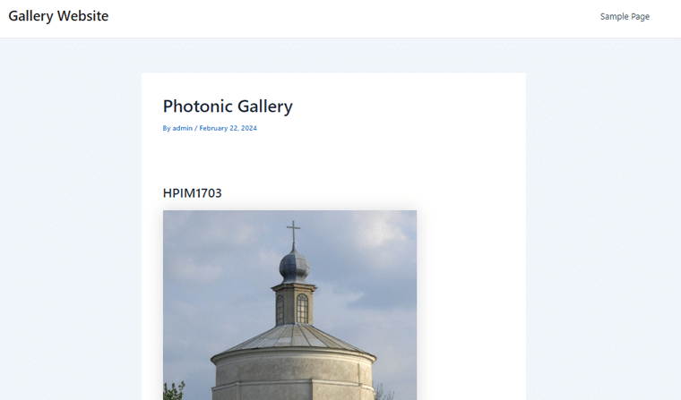 Example Of Photonic Gallery