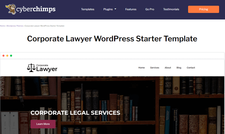 Responsive Lawyer WordPress Theme