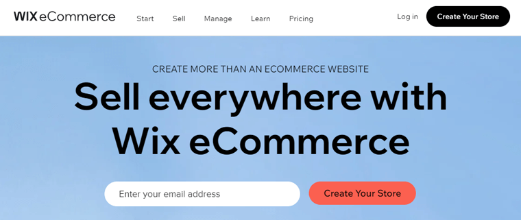 Wix eCommerce Website Builder For Small Business