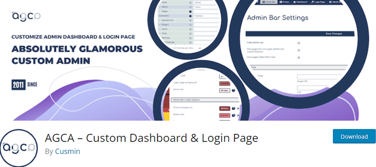 Custom Dashboard & Login Page WordPress Plugin