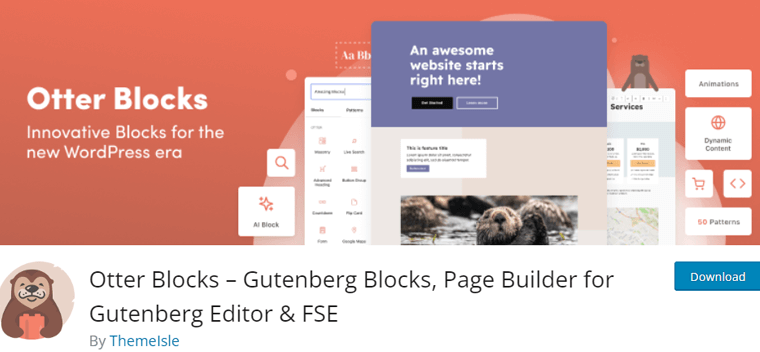 Otter Blocks WordPress Gutenberg Blocks Plugin