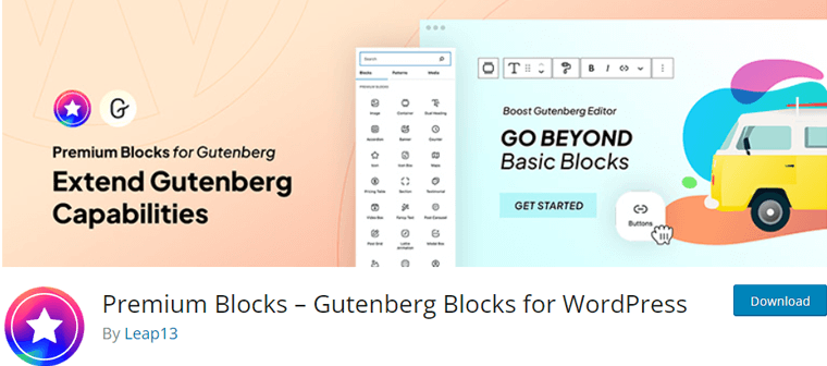 Premium Blocks For Gutenberg