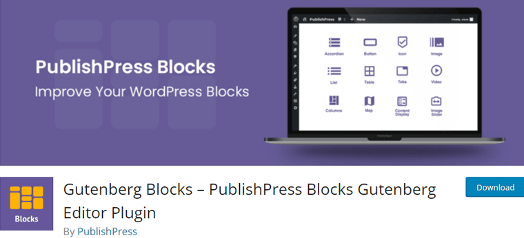 PublishPress Blocks Best WordPress Gutenberg Plugins