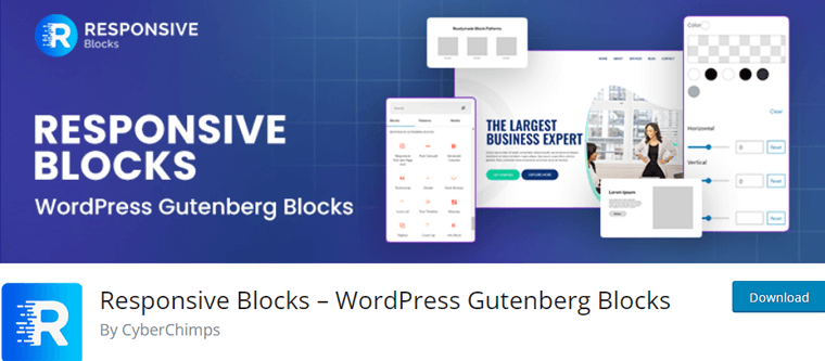 Responsive Blocks WordPress Gutenberg Blocks Plugins