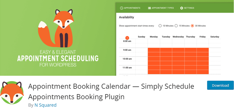 Appointment Booking Calendar WordPress Plugin
