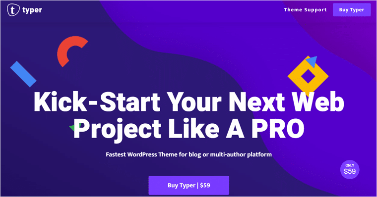 Typer WordPress Theme