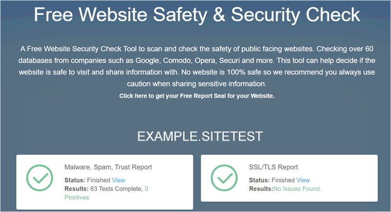 SSLTrust Website Security Checker
