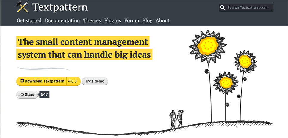 Textpattern content management system