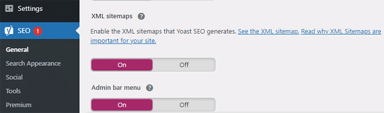 Yoast SEO XML Sitemaps