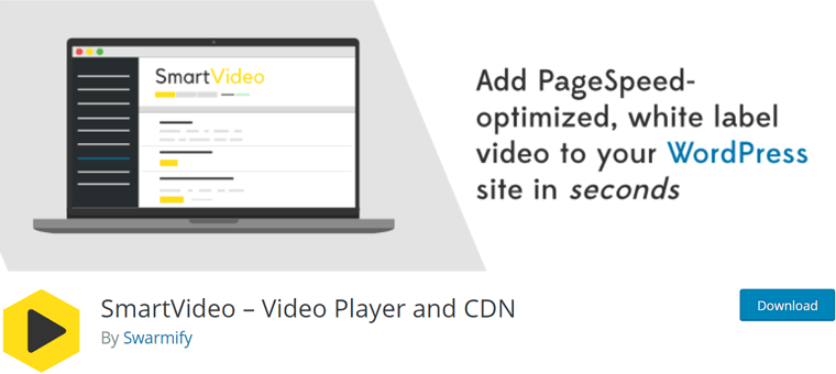 SmartVideo WordPress Plugin for Video Player & CDN