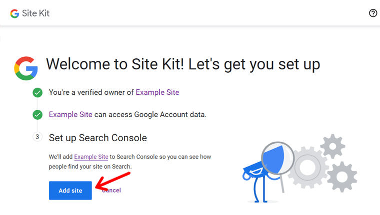 Google Search Console Site Kit for Small Business