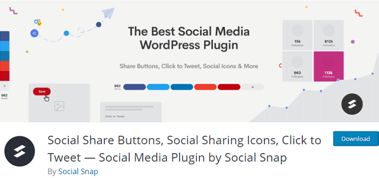 Social Snap Social Share WordPress Plugins