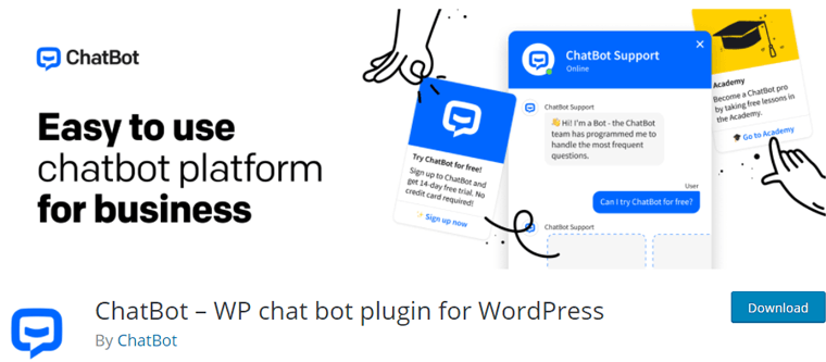 ChatBot WP Plugin for WordPress