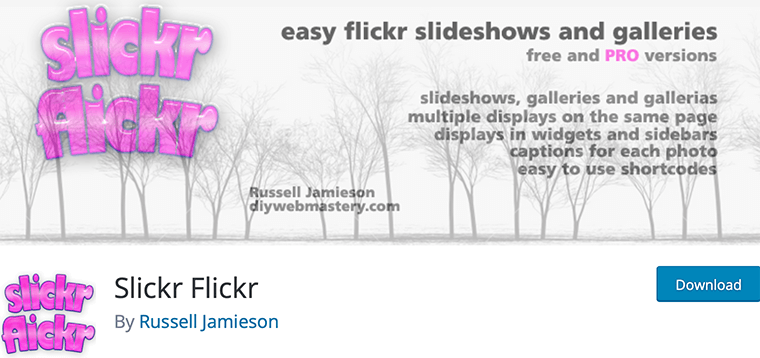 Slickr-Flickr - Flickr WordPress Plugin