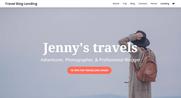 Divi Travel Blog WordPress Theme
