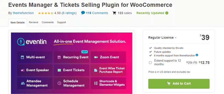 WP Eventin- best WordPress events plugin