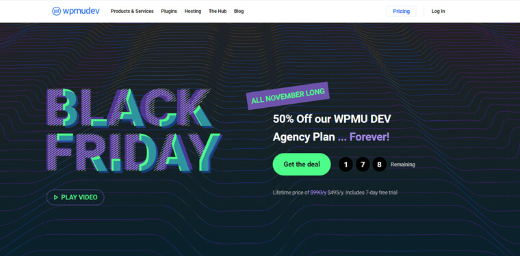 WPMU DEV Black Friday WordPress Hosting Deal 2021