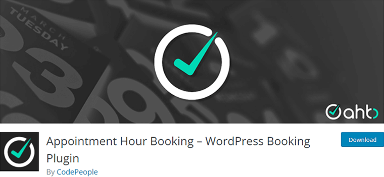 Appointment Hour Booking for WordPress Booking Plugin