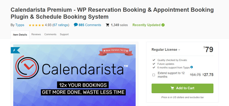 Calendarista WordPress Reservation and Appointment Booking Plugin